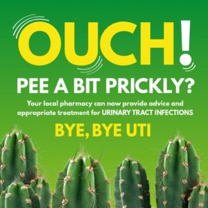 your local pharmacy can not offer advice on urinary tract infections