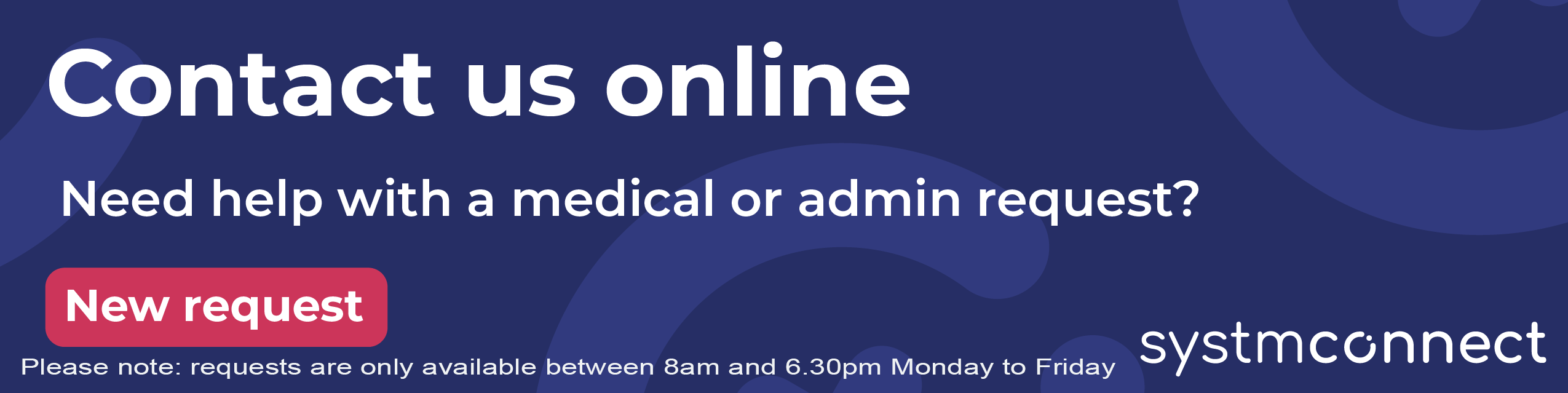 online request banner